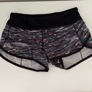 Lululemon speed up shorts size 2